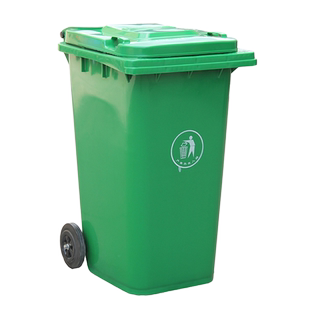 户外垃圾桶大号带盖商用物业环卫分类筒120L厨房家用240L脚踏带轮