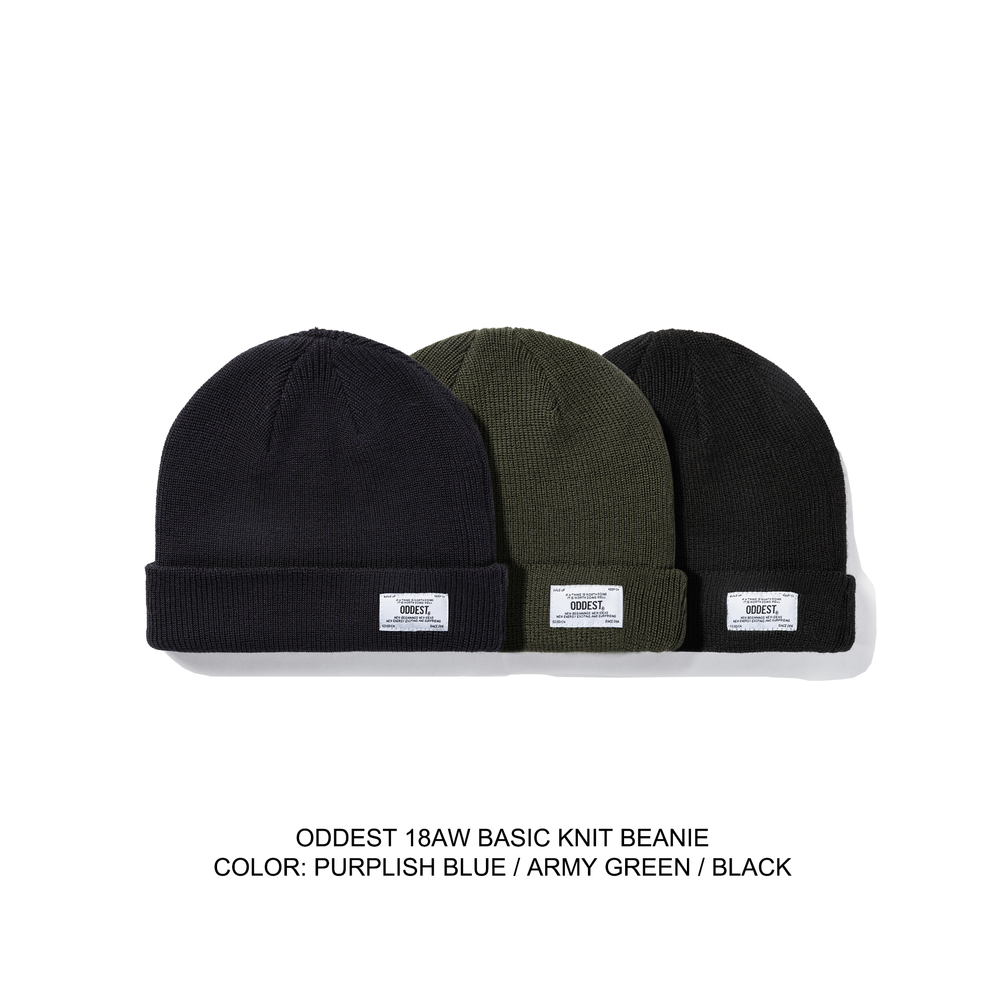 ODDEST 18AW BASIC KNIT BEANIE 厚冷帽 针织帽【Wunlok Studio】在类目 服饰配件/皮带/帽子/围巾, 帽子中 - 来自Buy2taobao.com提供专业的淘宝代购服务