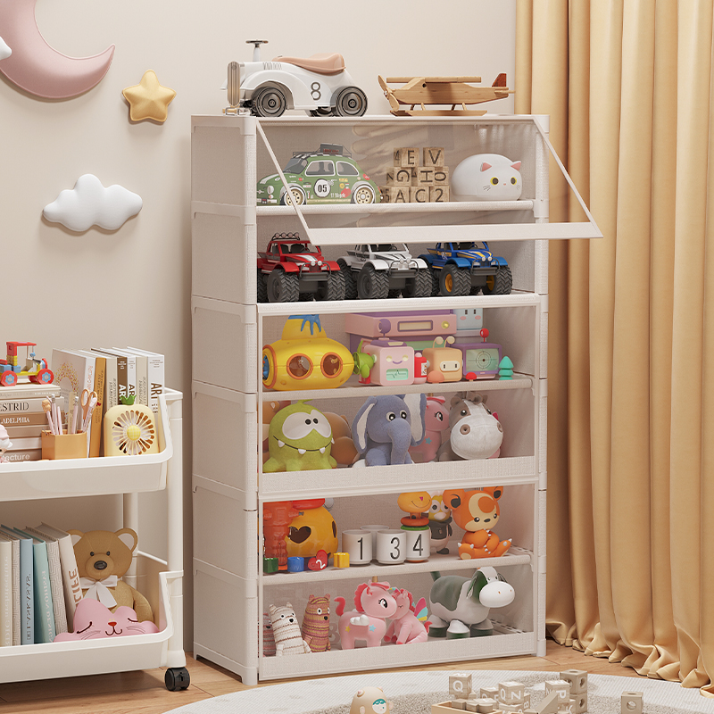 【透明防尘】玩具收纳一目了然