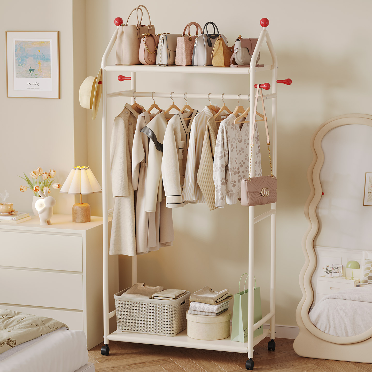 【放包包更轻松】晾衣架结实耐用