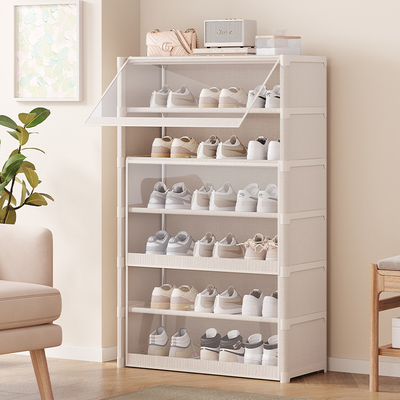 鞋子收纳架简易门口家用多层防尘鞋柜室内鞋盒大容量新款2025爆款