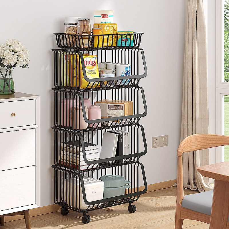 置物架落地移动零食菜篮小推车婴儿用品床头玩具收纳架宿舍储物架,收纳整理,整理架/置物架/收纳架,淘宝优惠券,粉丝福利购,淘宝优惠卷