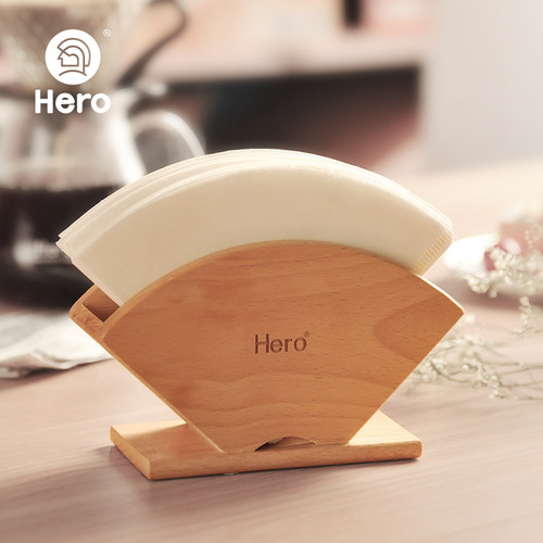 hero滴漏式支架v60扇形咖啡滤纸