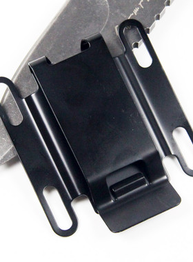 户外刀具鞘套零配件4孔固定钢腰夹扣具刀套刀鞘背夹战术K鞘仓套夹