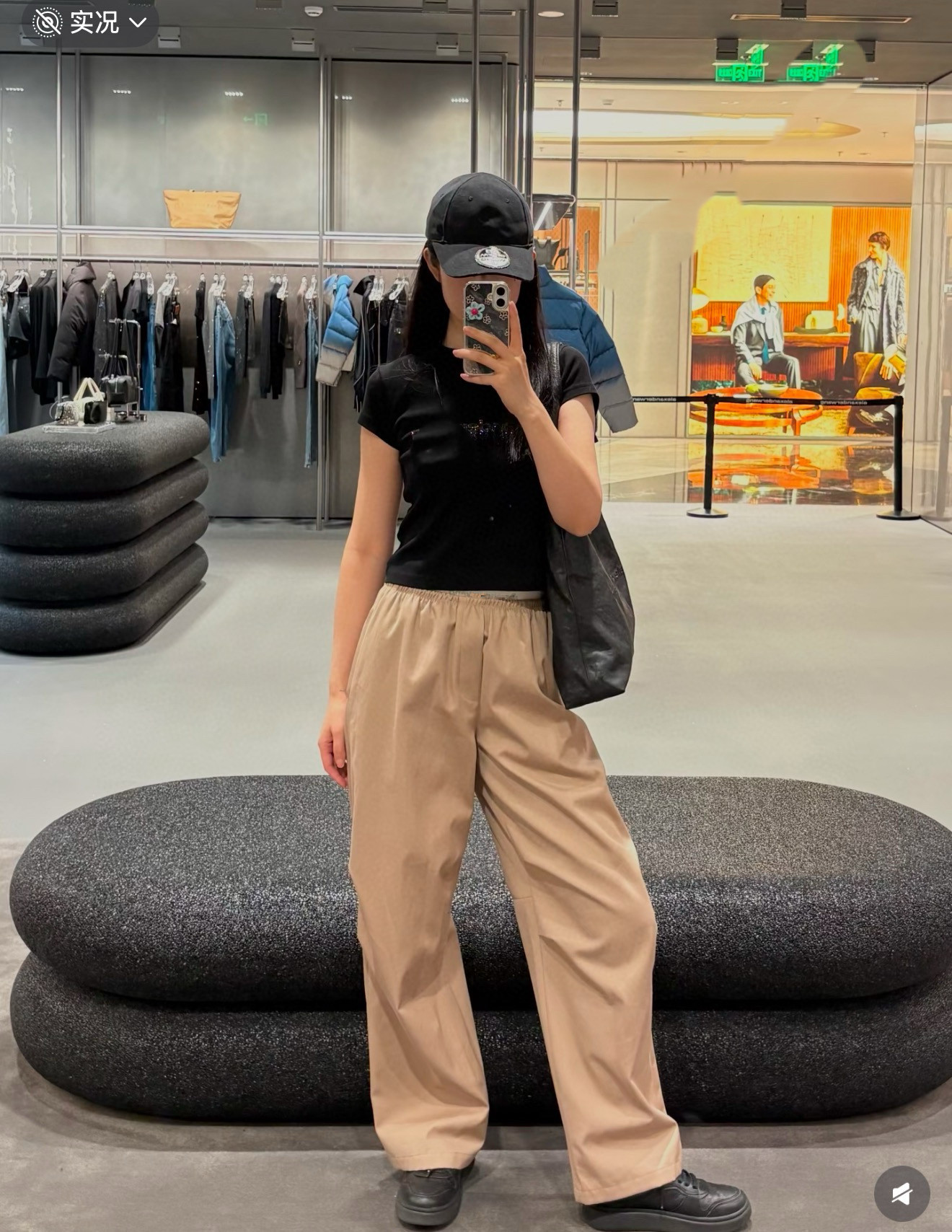 潮牌字母双腰工装裤女26早春新款抽绳松紧腰宽松休闲工装长裤卫裤,女装/女士精品,时尚工装裤,淘宝优惠券,粉丝福利购,淘宝优惠卷