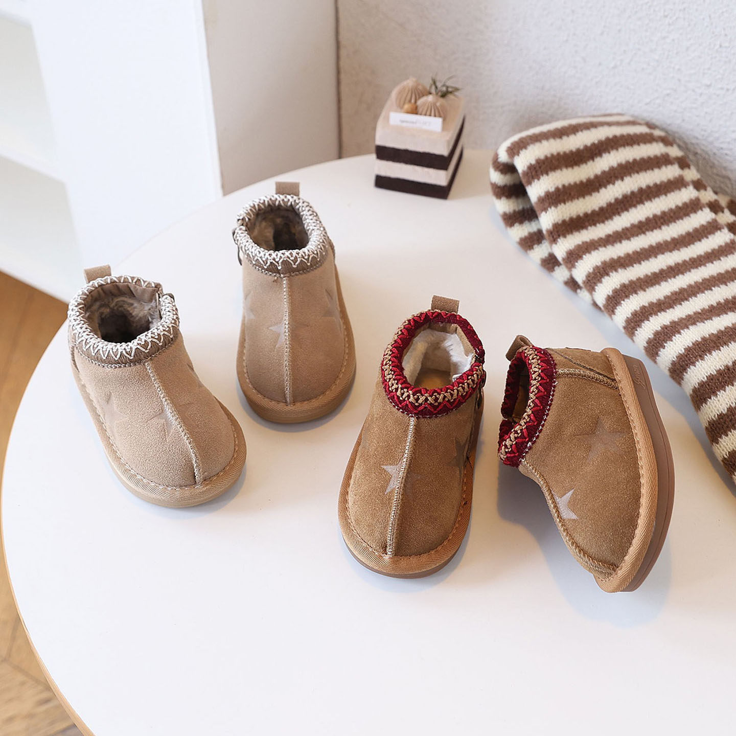 书萌1-6岁女小童防滑雪地靴2025冬季新款加绒保暖女宝休闲大棉鞋,童鞋/婴儿鞋/亲子鞋,雪地靴,淘宝优惠券,粉丝福利购,淘宝优惠卷