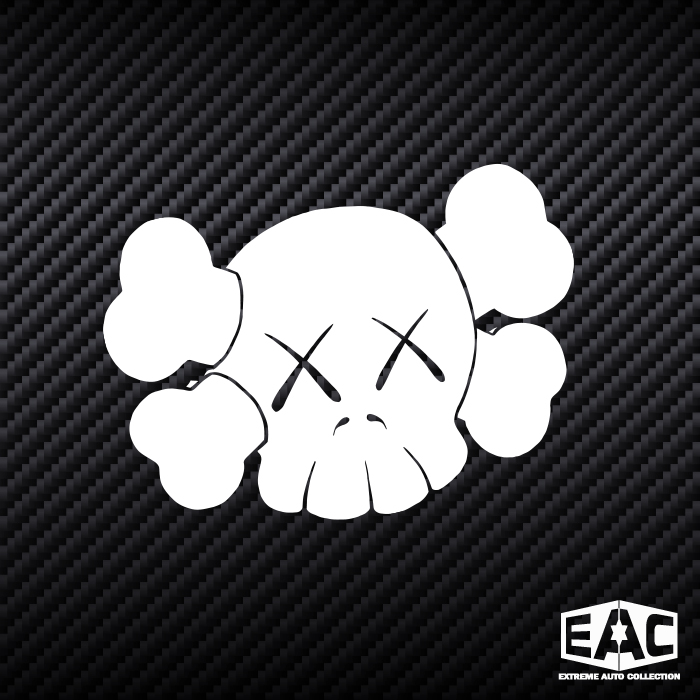 潮牌KAWS车贴纸欧美潮流汽车摩托电动车笔记本行李箱滑板装饰贴纸