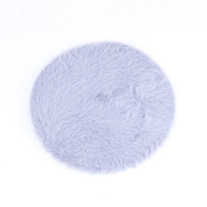 韩版春秋毛帽日系绒毛帽子毛绒貂女兔贝雷帽秋冬季画家潮百针织搭