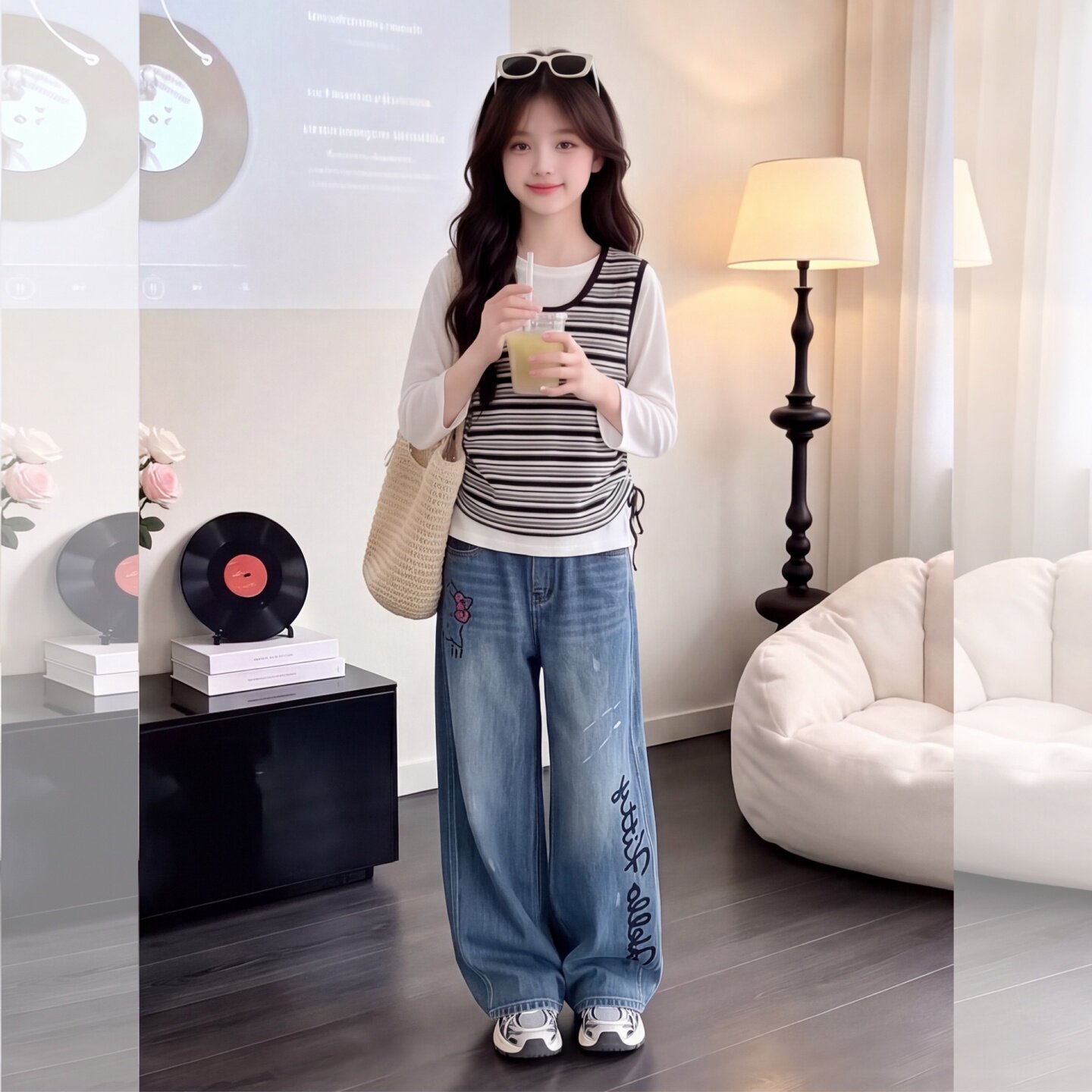 女童裤子两件套上衣套装秋季2026