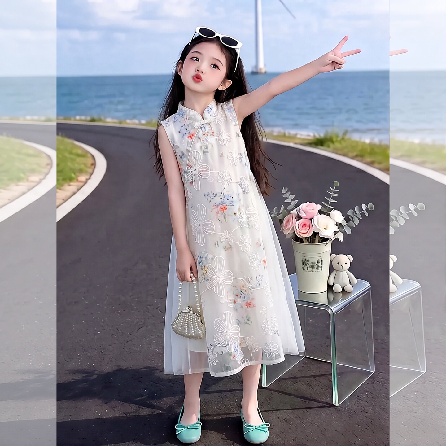 女童连衣裙汉服夏季2026新款国风