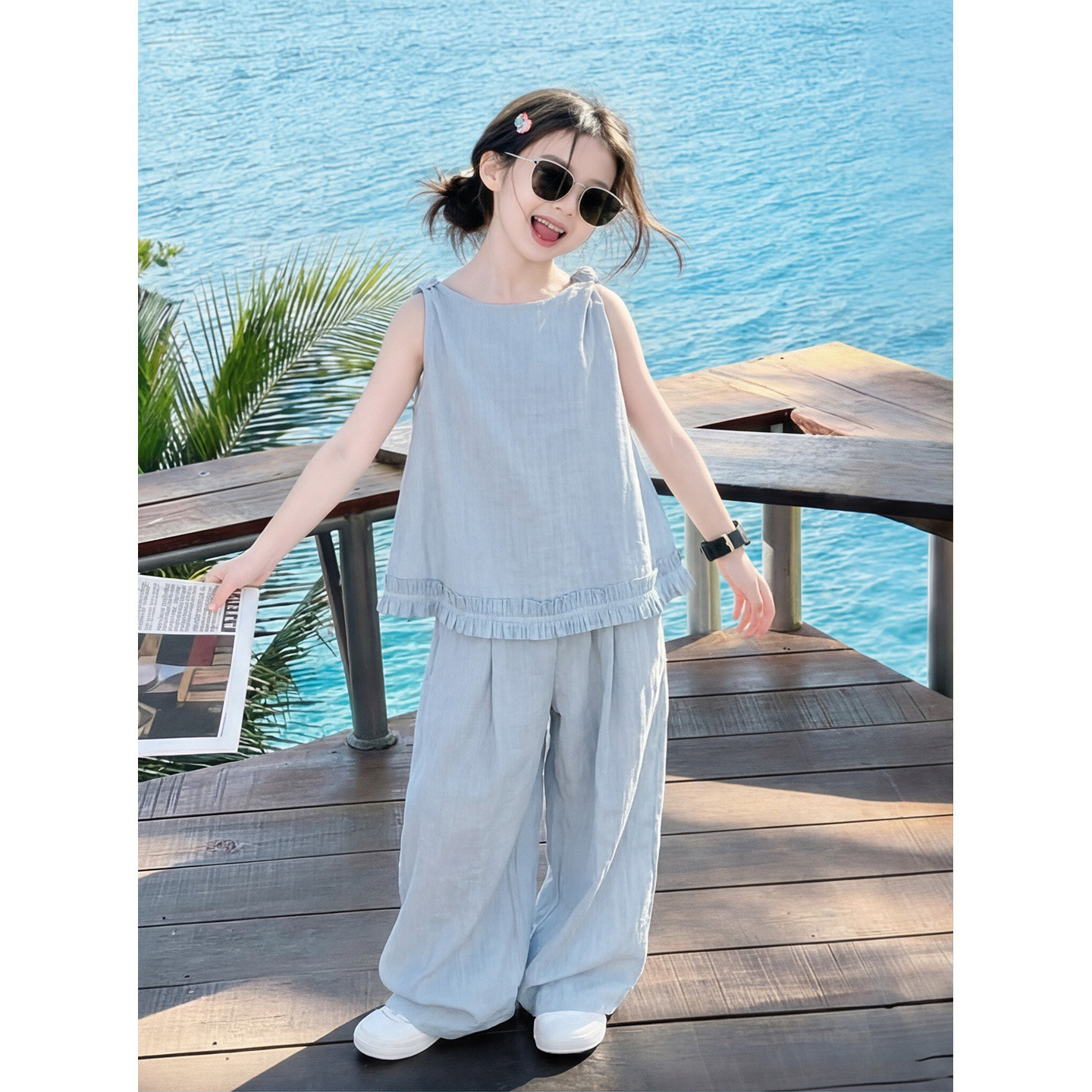 女童夏装套装2026新款儿童夏季