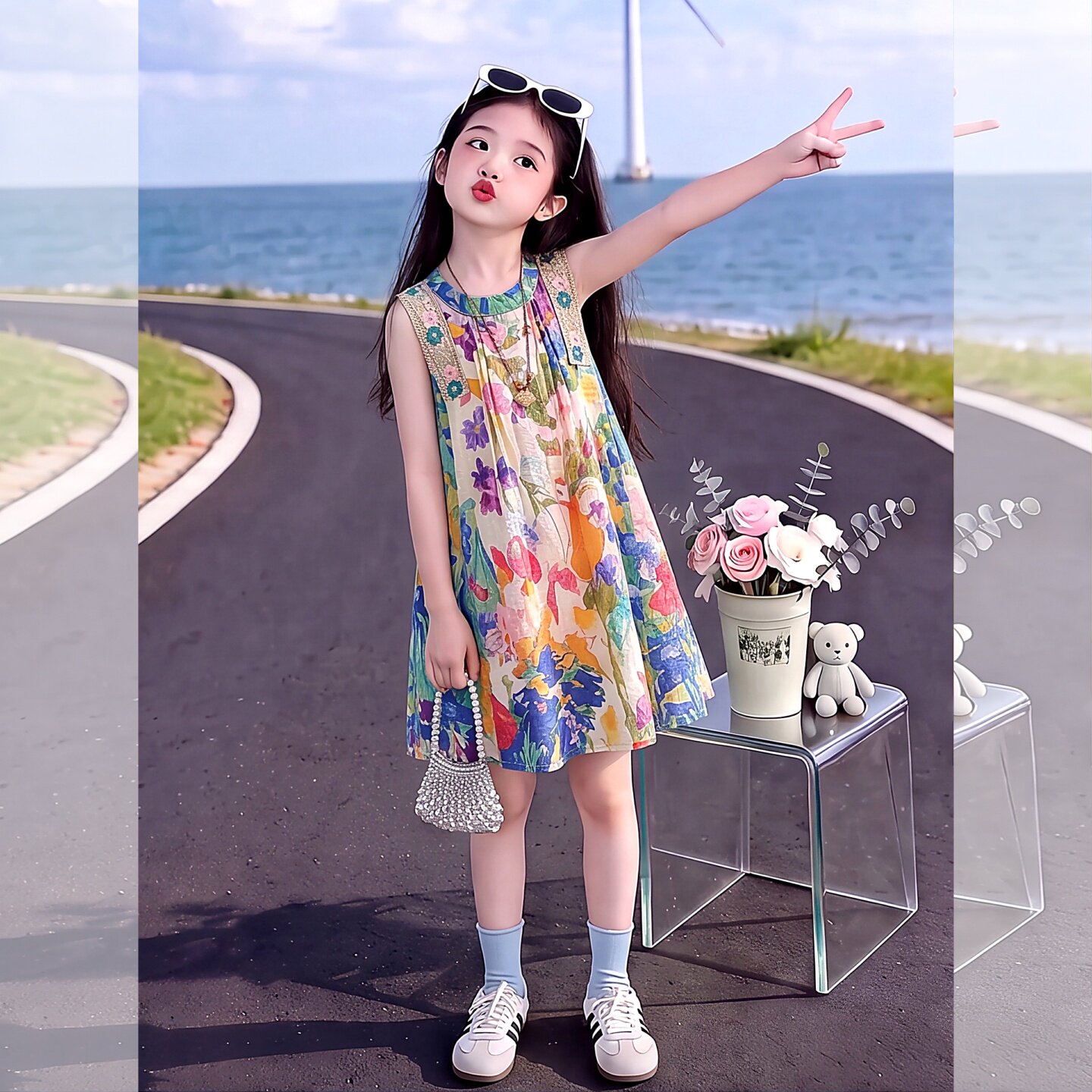 女童连衣裙夏季2026新款儿童时尚