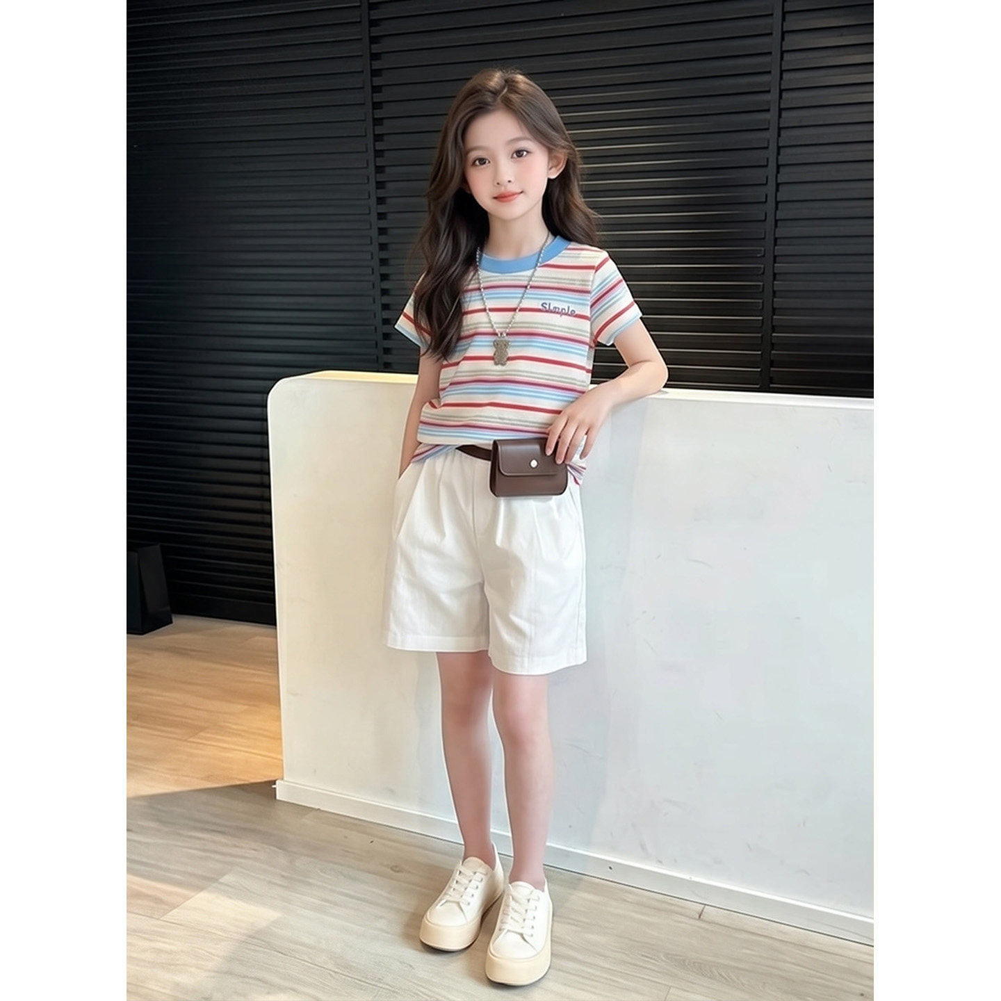 女童套装夏季2026新款韩系洋气