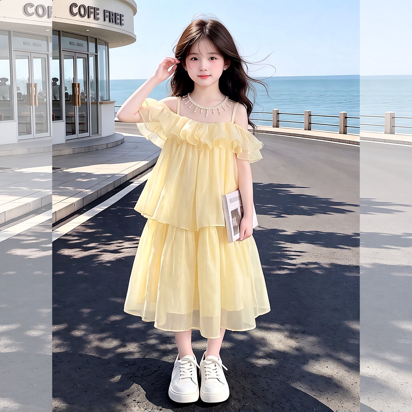 女童连衣裙夏季2026新款洋气儿童