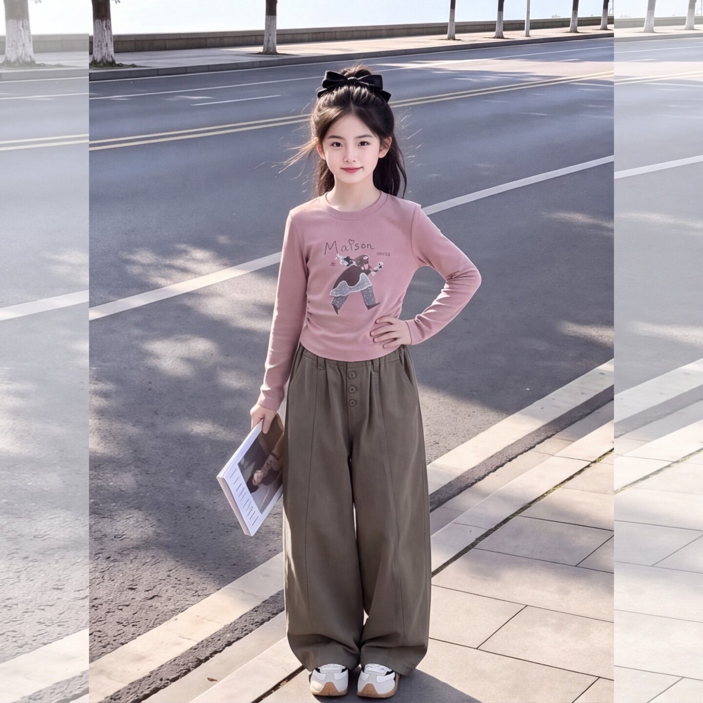女童秋季款2026新款中大童韩范时