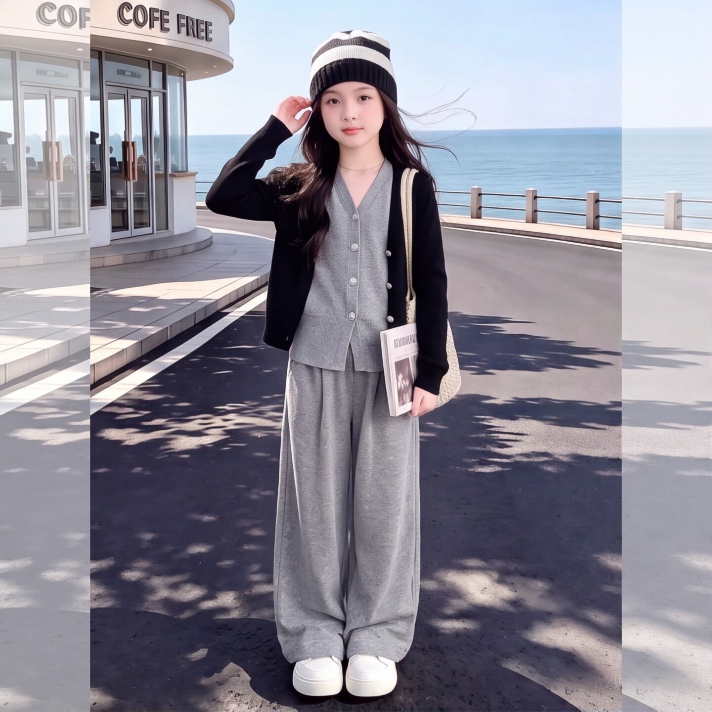 女童休闲套装秋季2026新款儿童假
