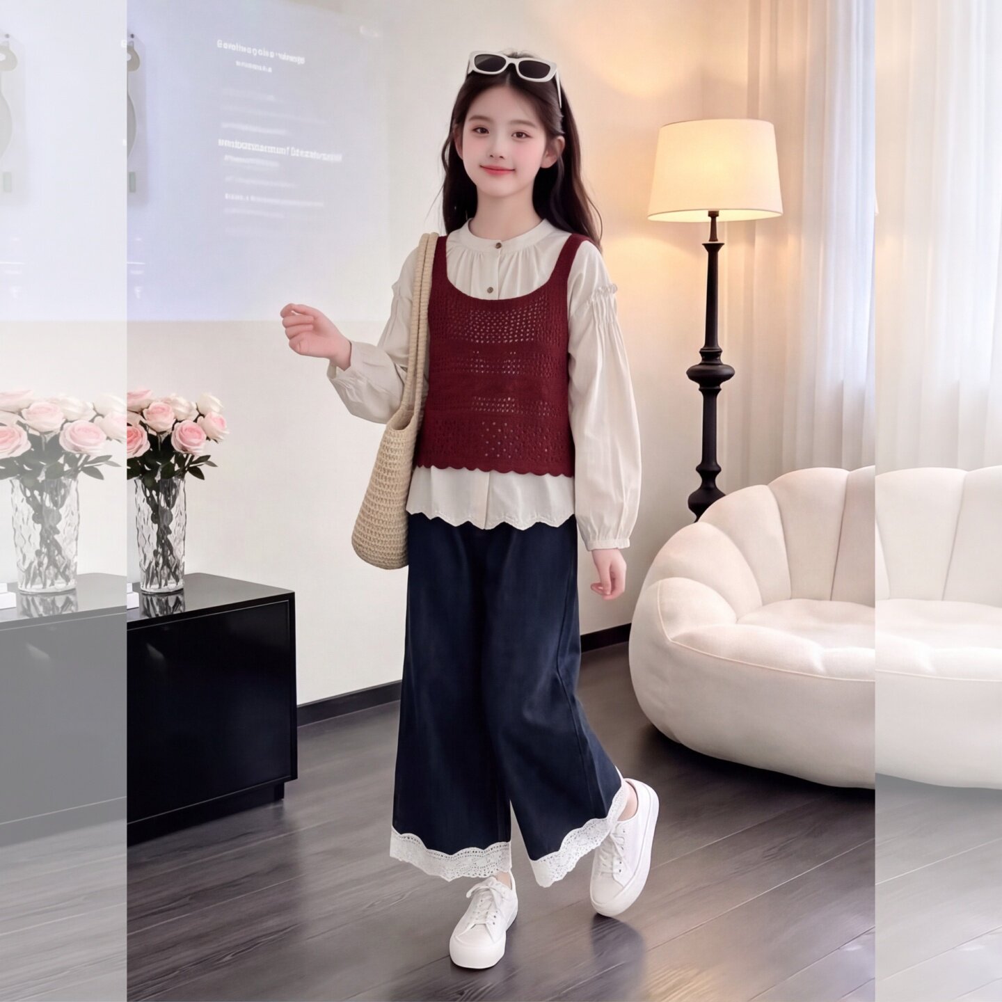 女童秋装套装2026新款洋气儿童装