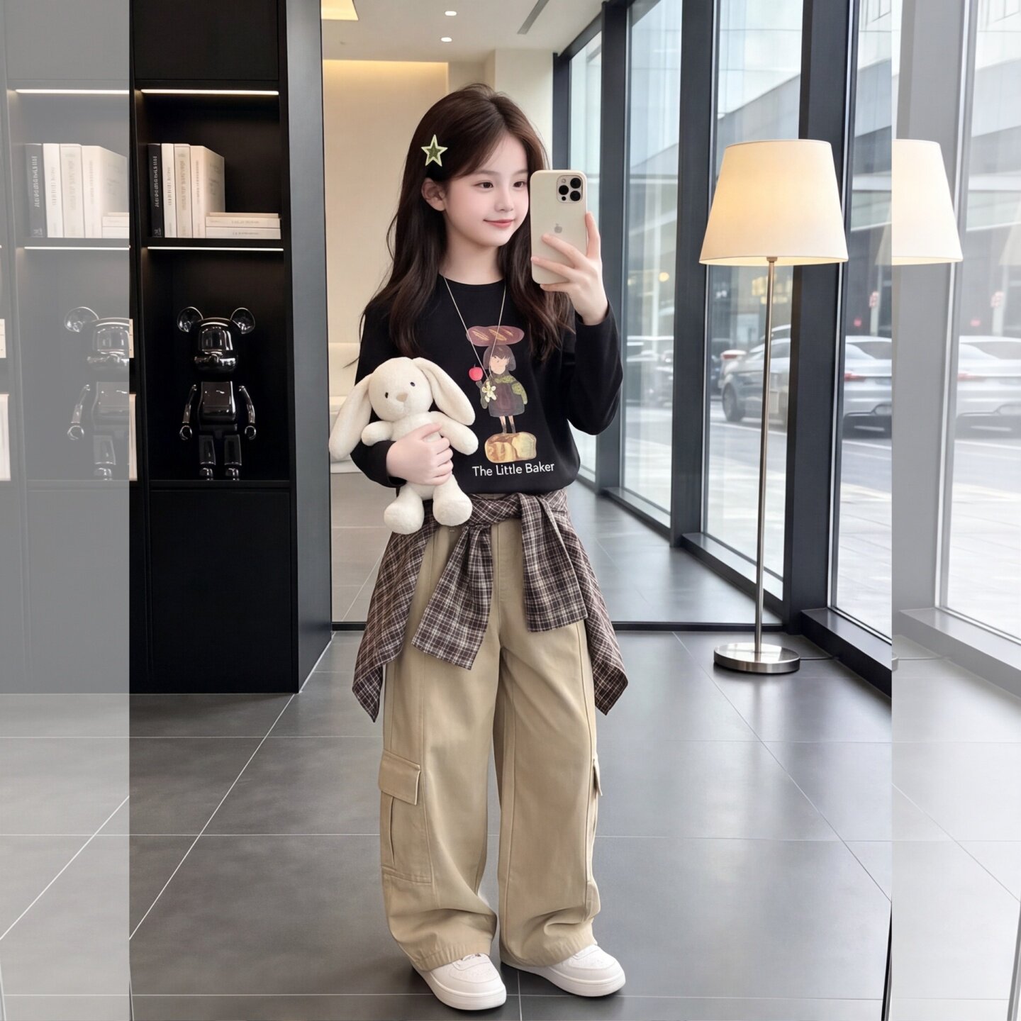 女童春秋运动套装2026新款洋气