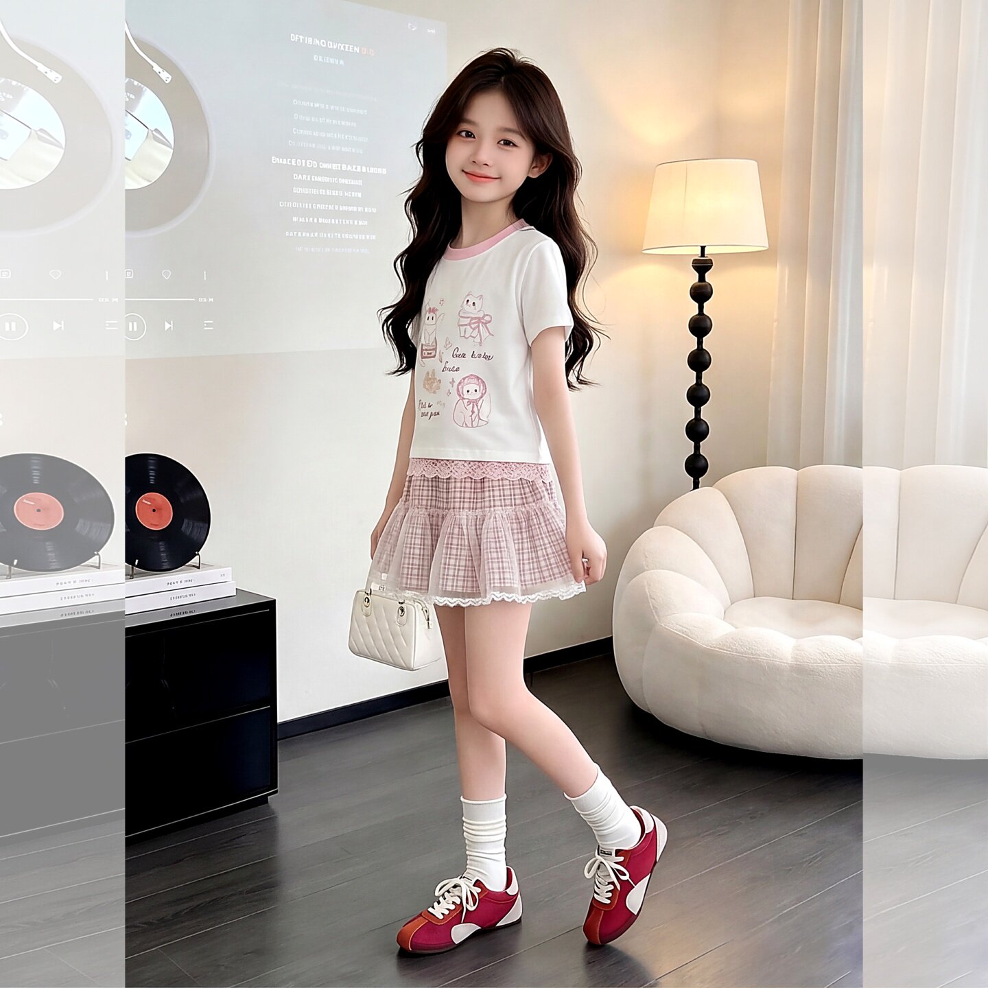 女童裙子套装夏季2026新款韩系超