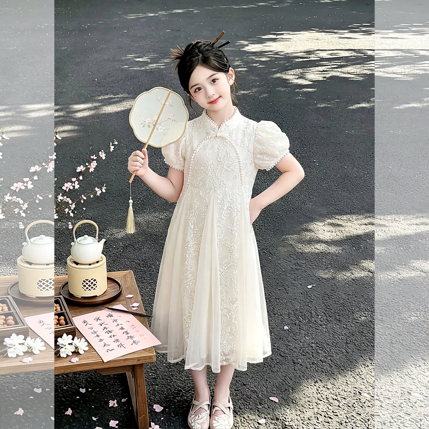 儿童毕业照服装演出服女高端公主