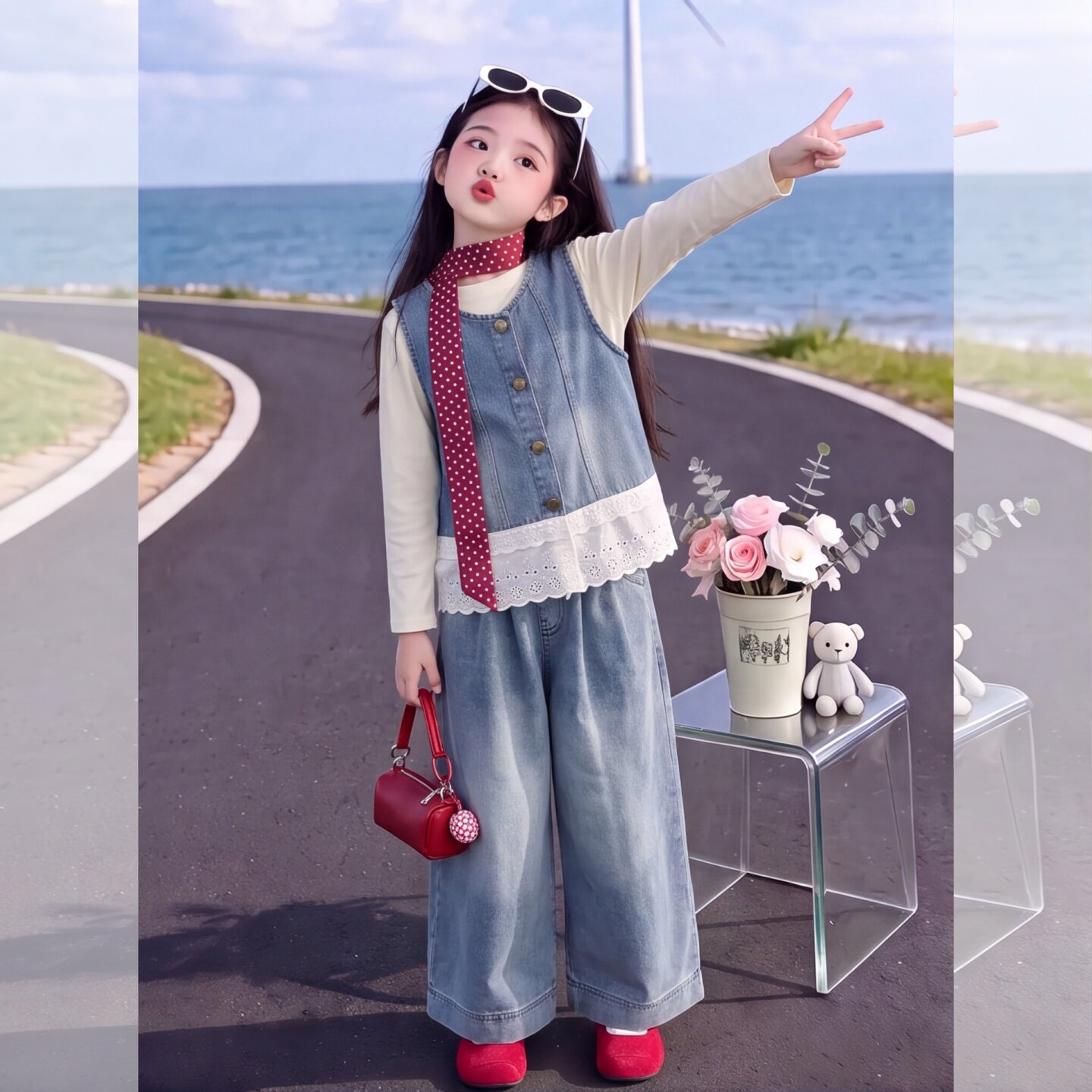 女童套装秋季2026新款韩版儿童休