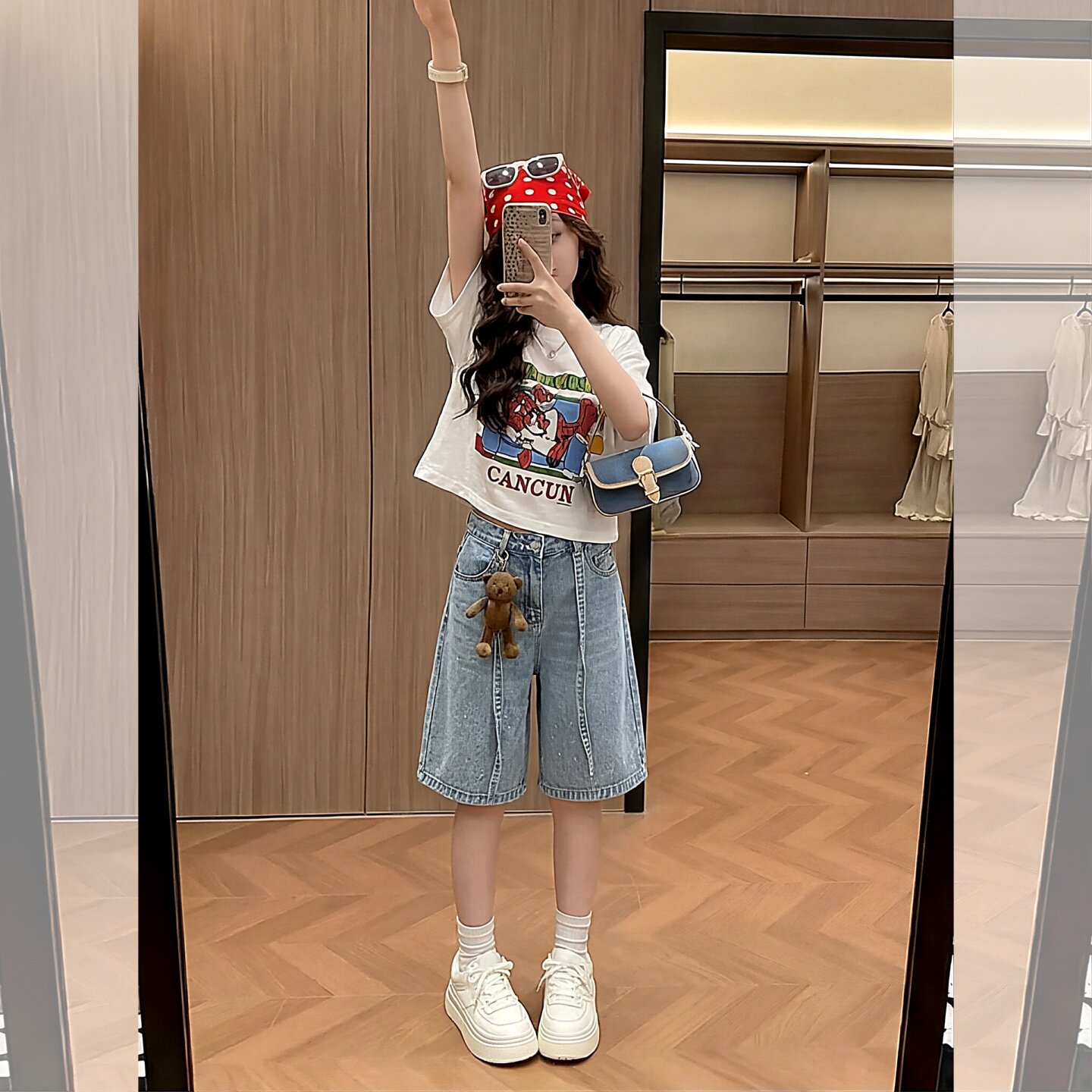 女童短袖套装夏季2026新款中大童
