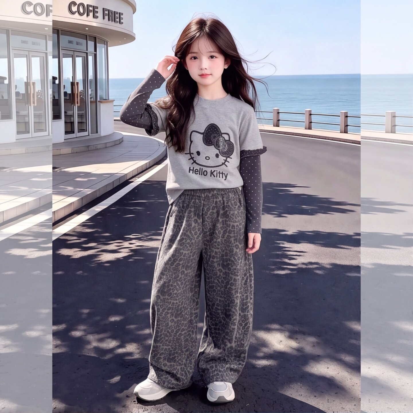 女童超好看套装2026秋装新款女大