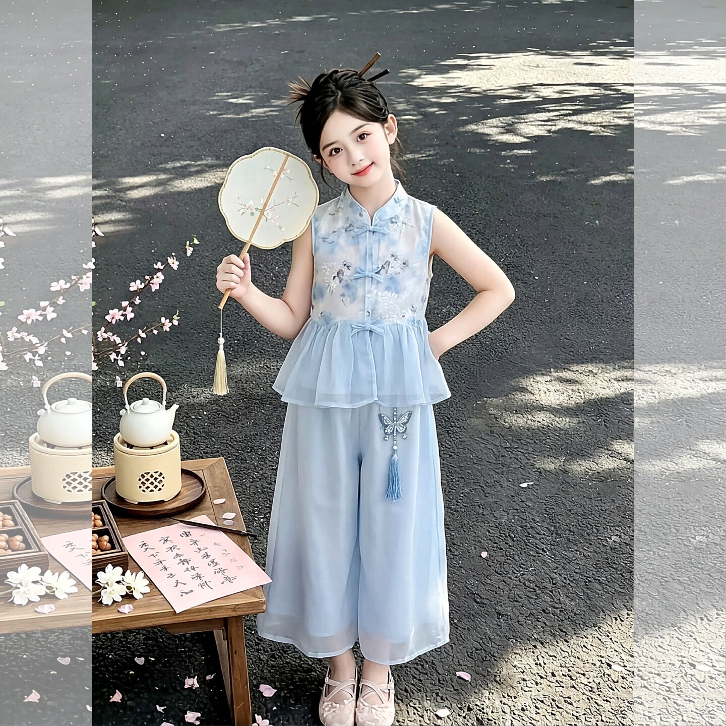 女童汉服夏季套装2026新款超好看