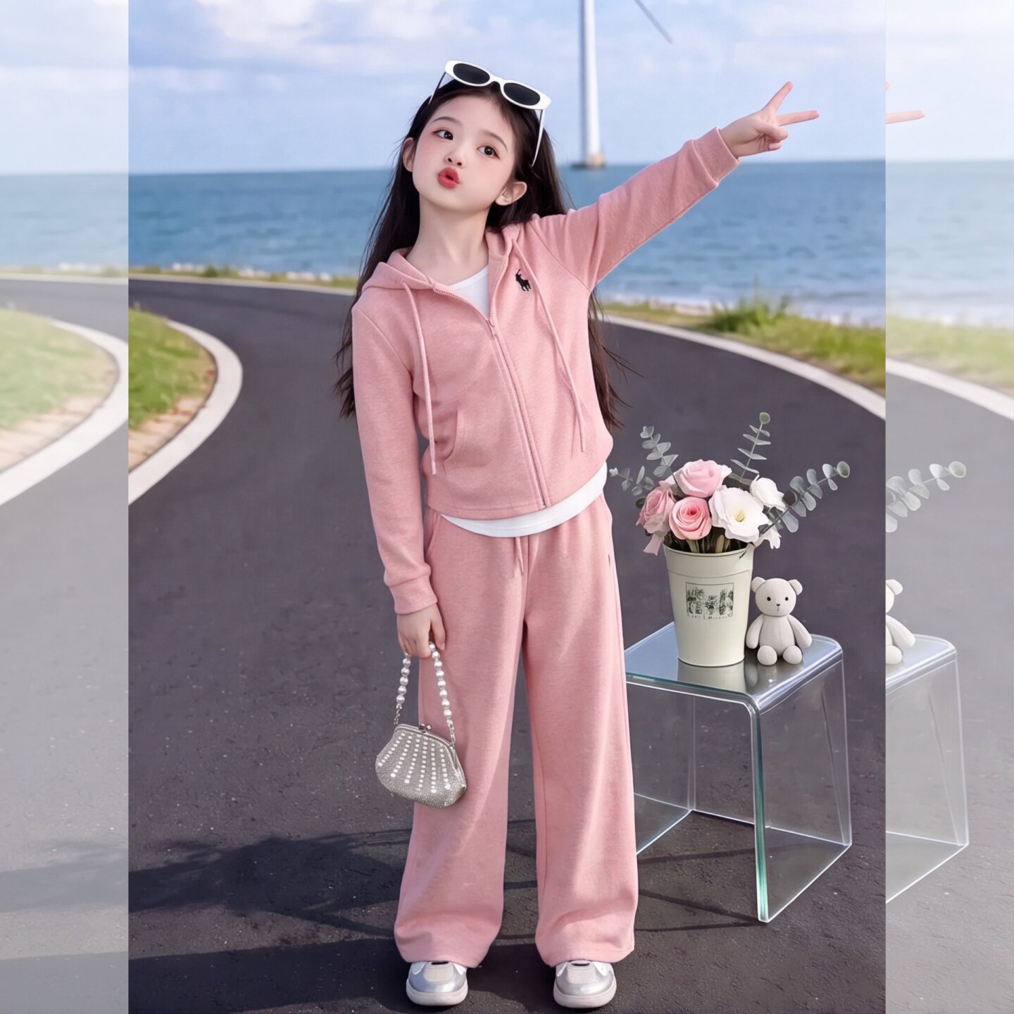 2026新款洋气女童秋季运动套装儿
