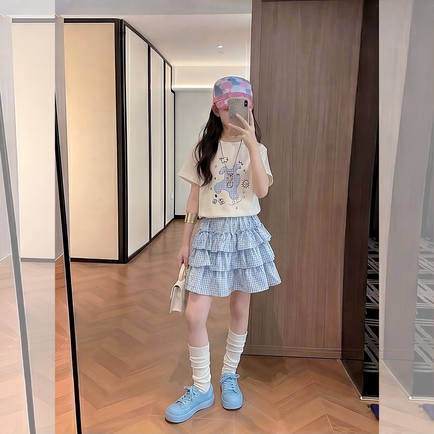 女童超好看t恤蛋糕裙两件套夏季