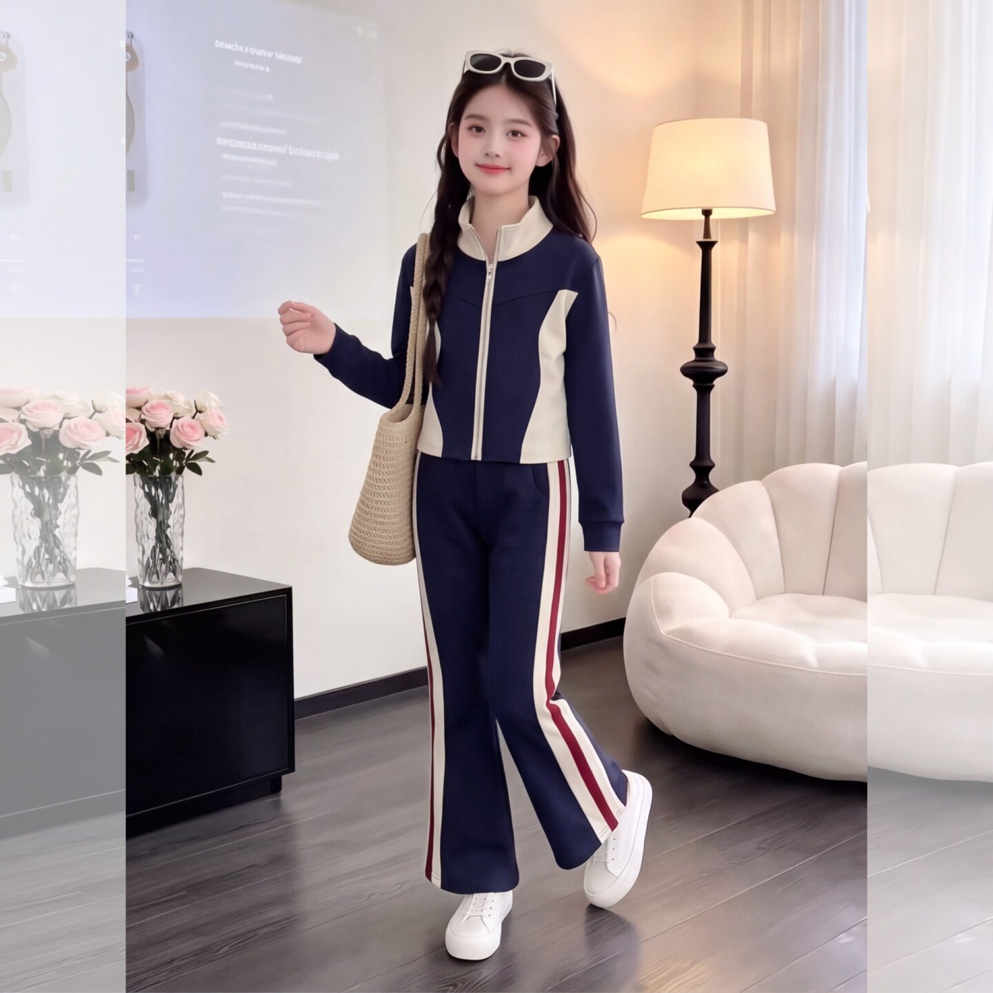 女童秋季套装2026巨好看的小女孩