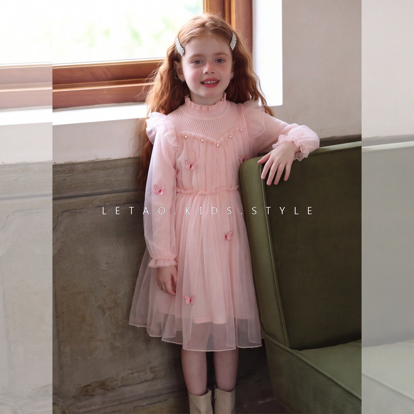 女童连衣裙秋装2026新款洋气儿童