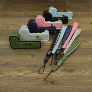 适用于富士X-S20相机包皮套 XS20保护套 手柄半套 xs20底座带挂绳