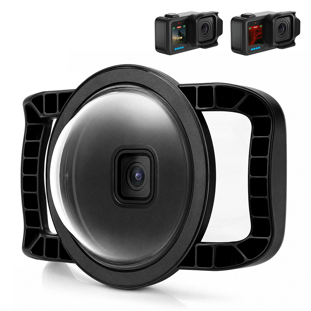 适用Gopro Mission 1 / 1 Pro相机双手持潜水面罩鱼眼镜头 球面镜