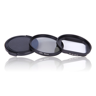 13防水壳CPL偏振滤镜UV镜ND星光渐变3件套装 适用Gopro9