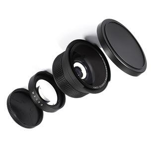 魚眼附加鏡52 0.35倍超級廣角鏡頭適用尼康佳能索尼富士等 58mm