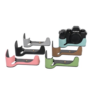 适用于富士 XS10半套相机包皮套开窗真皮底座xs10合金版保护外壳