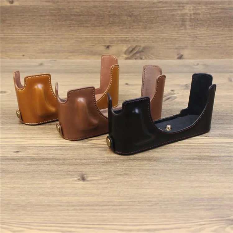 适用于徕卡m11仿皮底座相机保护壳微单皮套Leica m11底座半套摄像