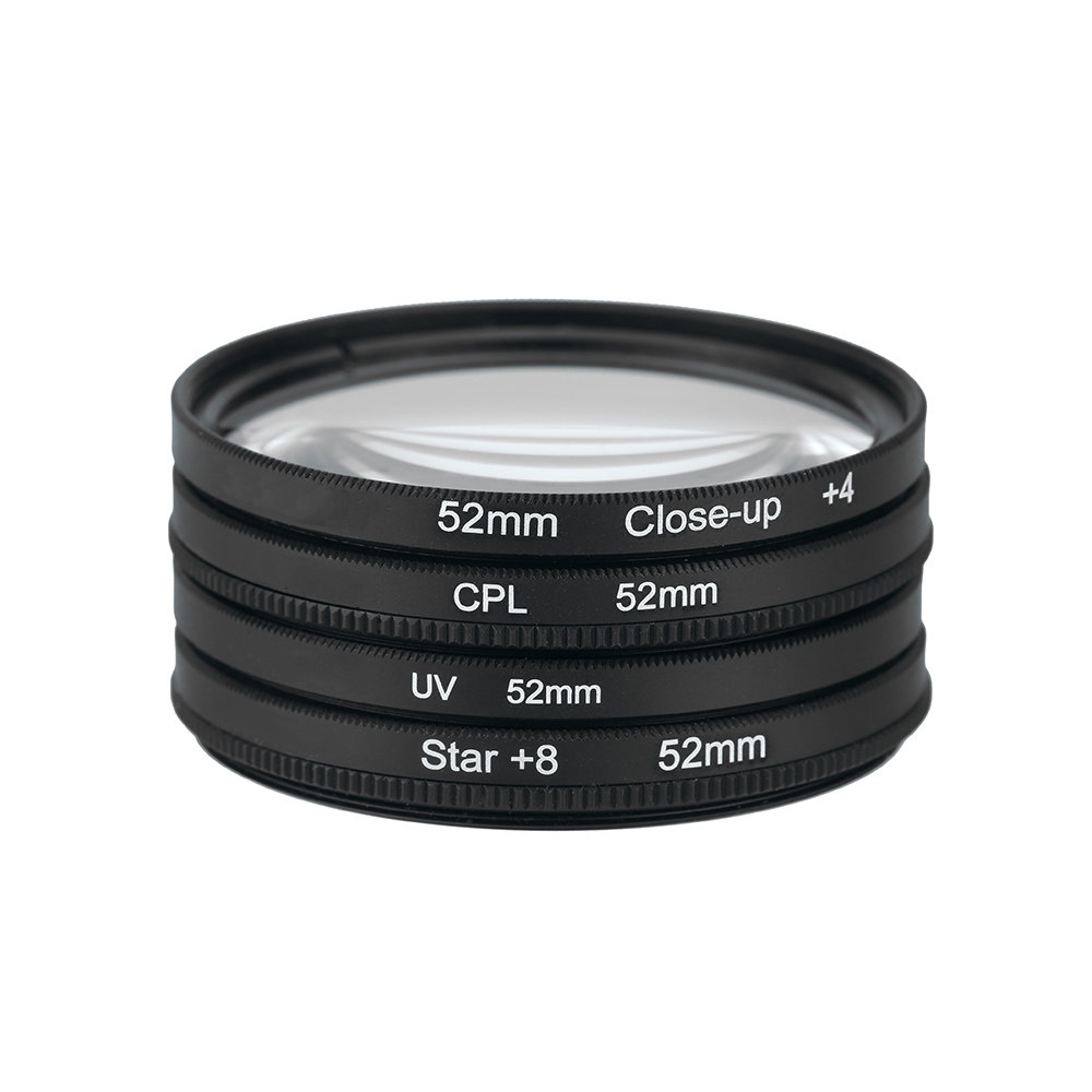 UV+CPL+近摄+4 +星光+8线 镜头滤镜套装适用于佳能索尼富士尼康