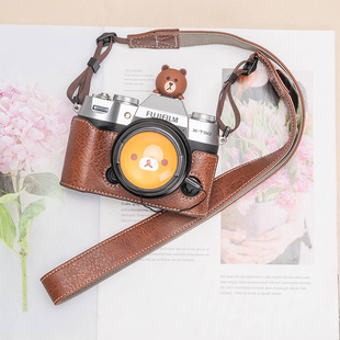 富士xt50相机包xt30二代保护套x100vixt5底座xs20皮套配件