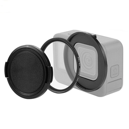 适用GoPro Hero 13/12/11/10/9 Black滤镜转接环52mm铝合金镜头框