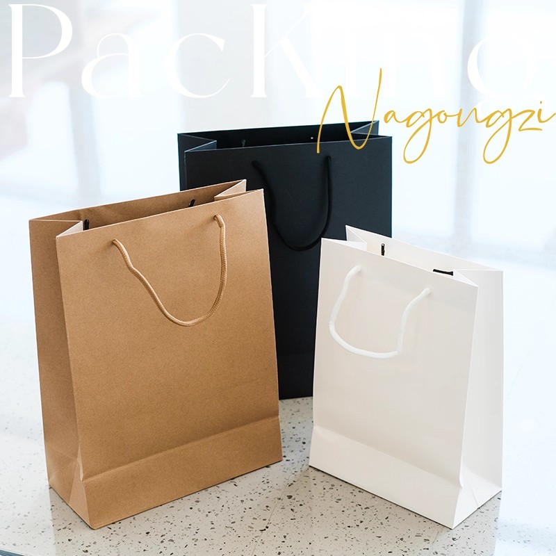 定制服装手提袋礼品袋加厚牛皮纸袋购物袋礼品袋包装袋批发印刷