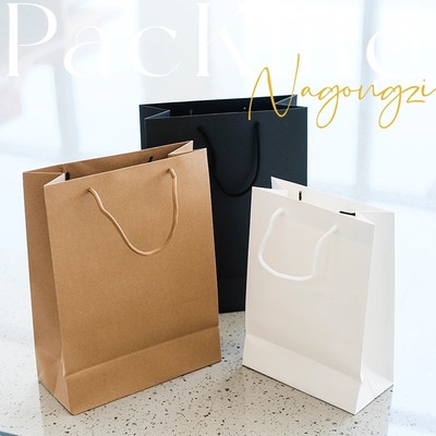 定制服装手提袋礼品袋加厚牛皮纸袋购物袋礼品袋包装袋批发印刷