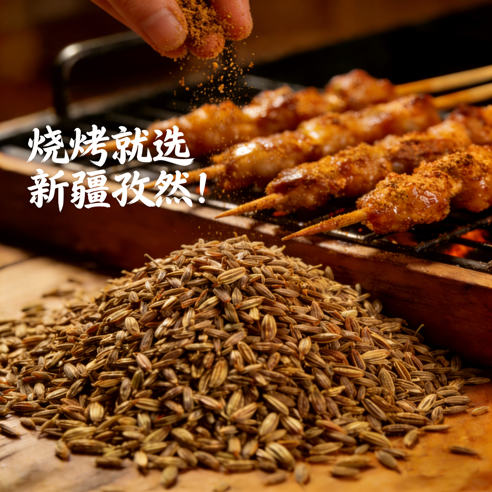 2026年新疆孜然粉纯颗粒烧烤专用半颗粒炒菜蘸料香料散装包邮正宗