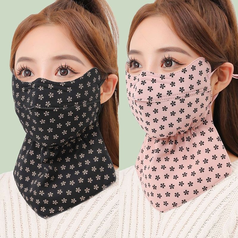 真乐冬季口罩女护颈保暖加厚防风透气防寒面罩时尚护脸护眼角秋