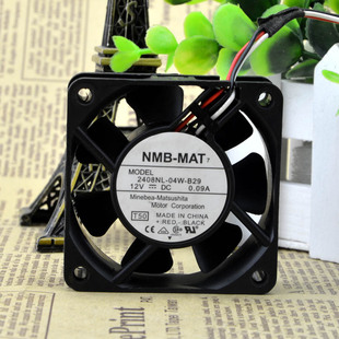 3线 静音风扇 2408NL 12V 0.09A B29 MAT 04W 机箱 原装 6020 NMB
