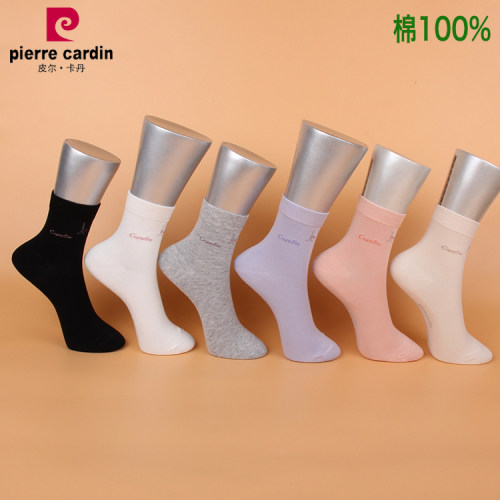 双包棉袜皮尔卡丹防臭女