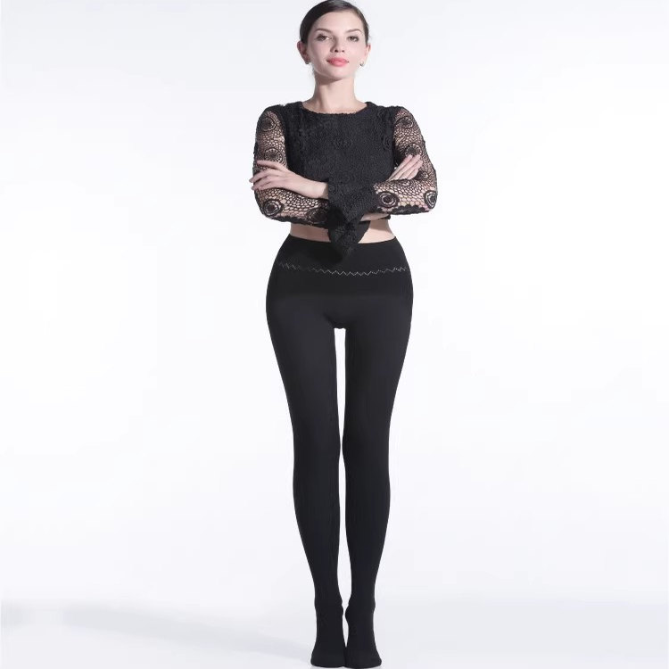 150克皮尔卡丹苹果臀600D磨毛连裤袜5528 春秋保暖显瘦 柔软舒适