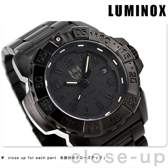 日本代购 LUMINOX NAVY SEAL 3252.BO瑞士休闲男士防水石英手表