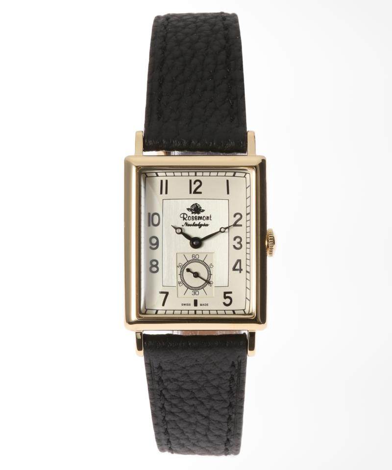 日本代购rosemont瑞士玫瑰 商务休闲长方形石英手表 女士商务简约